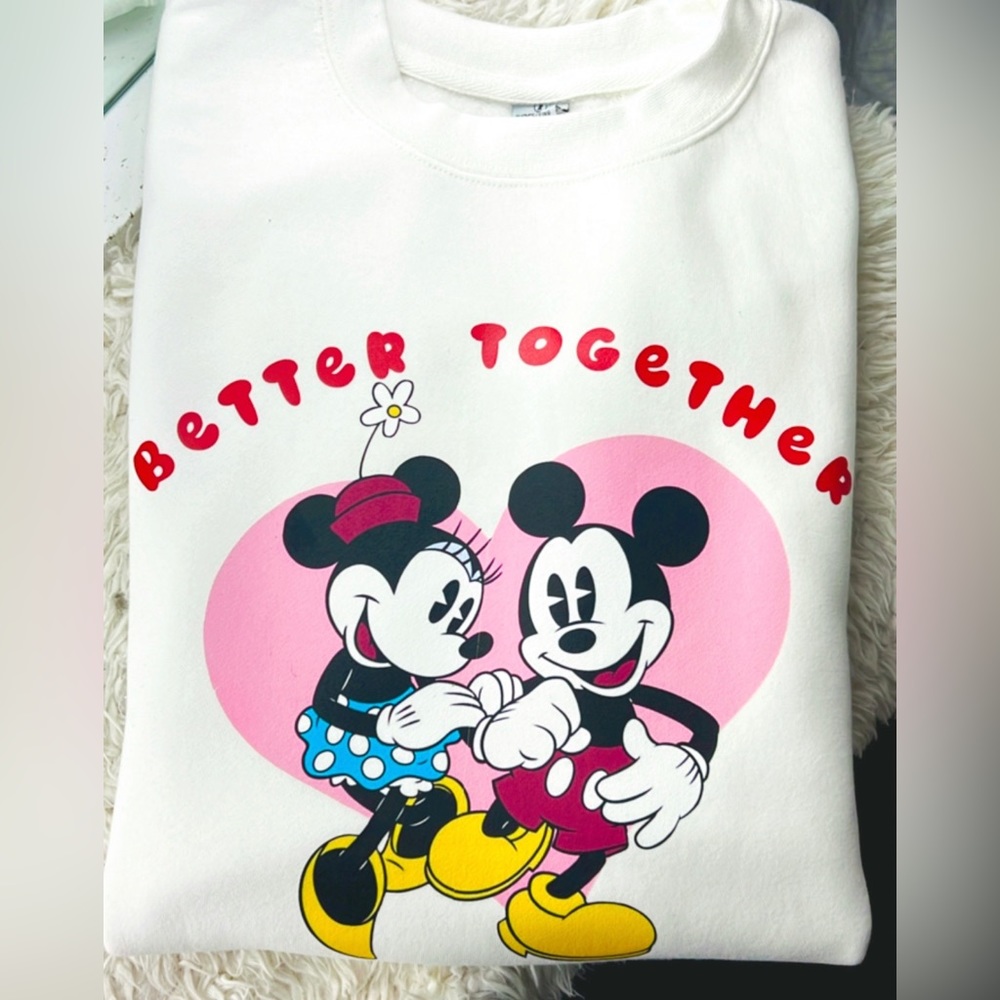 Mickey Mouse And Minnie Mouse Sweater
